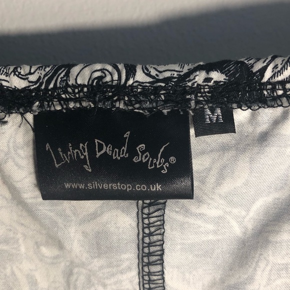 LivingDeadSouls body con pinup skull floral dress - Picture 11 of 12